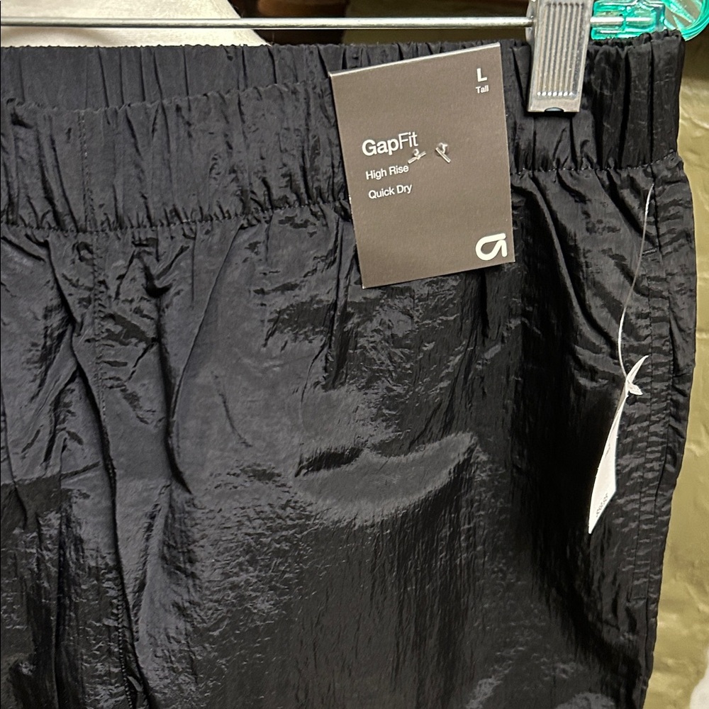GAP Black Track Joggers with Elastic Waist - Picture 3 of 11